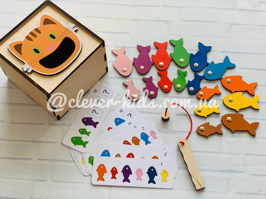 Child using tongs to place wooden pieces - fine motor skills and pincer grasp practice