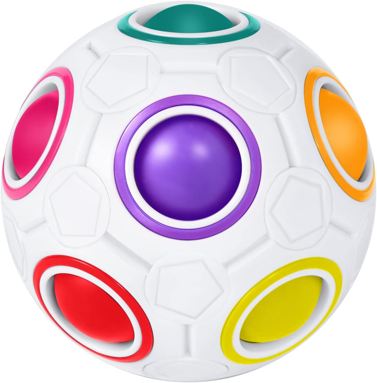 Regenboog Puzzelbal – Vingerkracht & Kleuren Matchen
