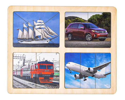 Puzzle "Transport" (3 tablets)